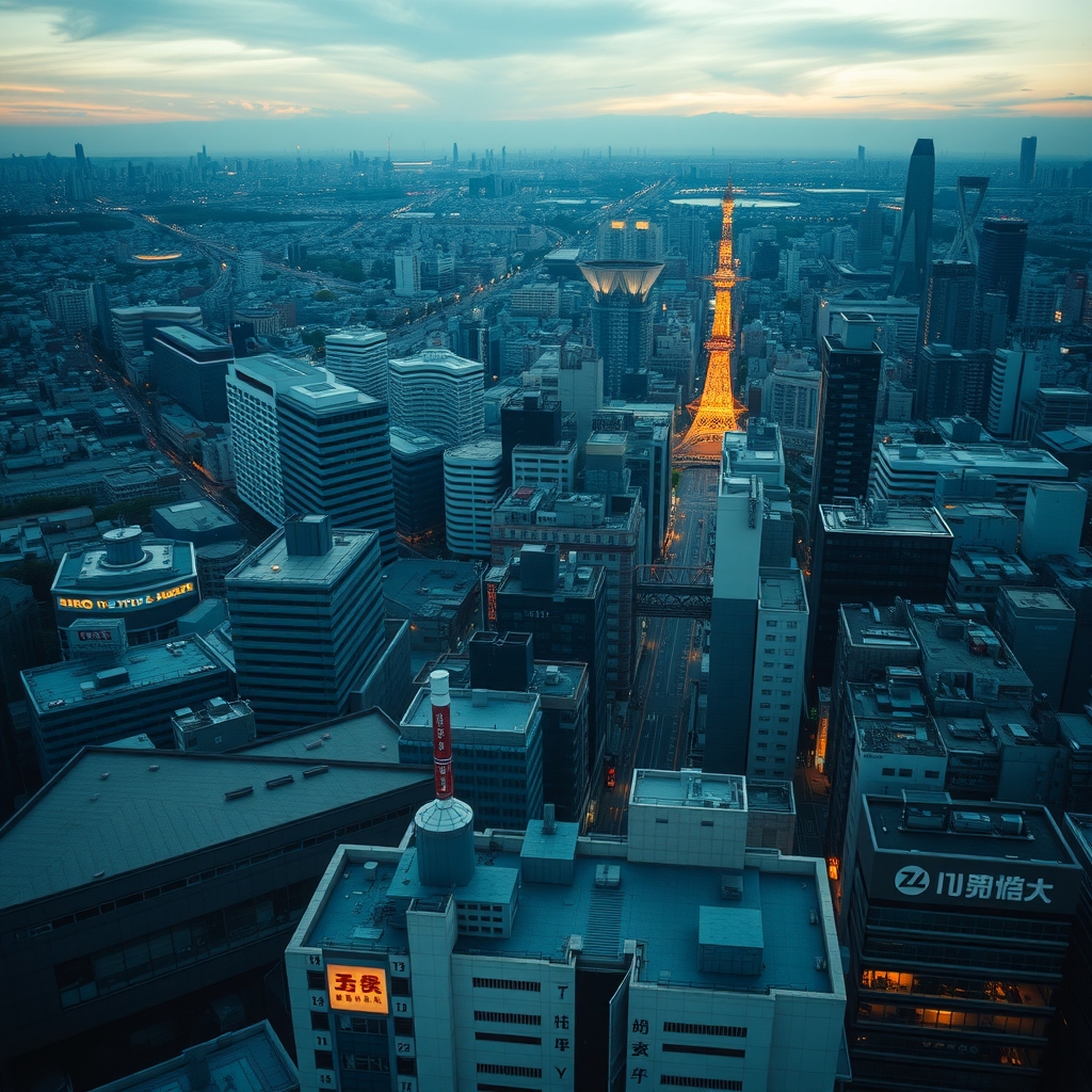 Tokyo seen from above